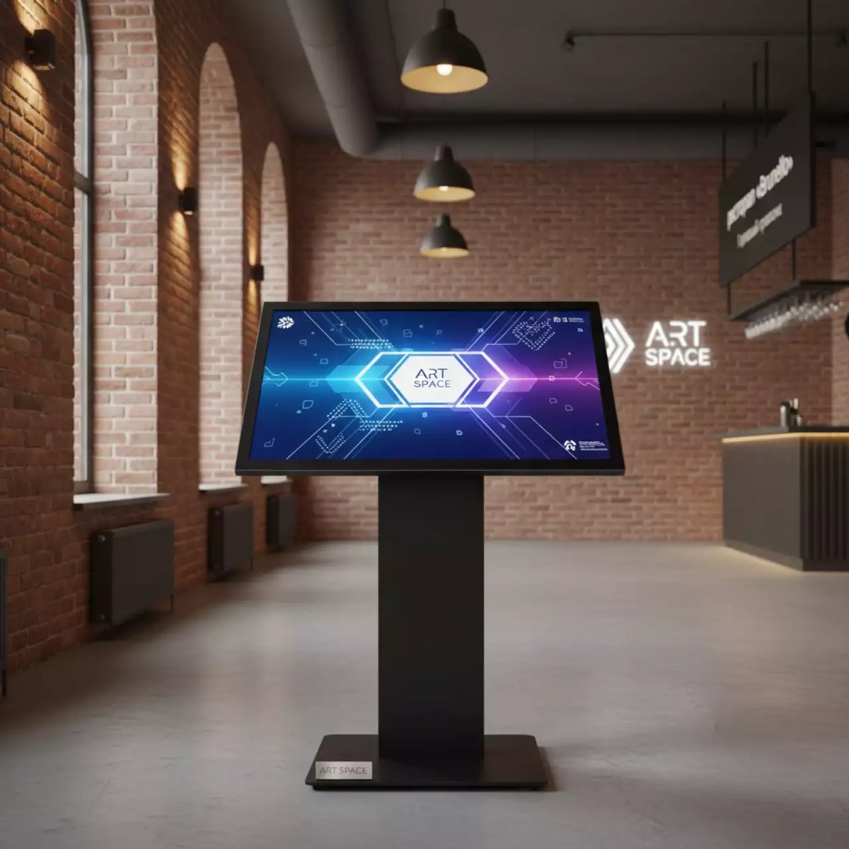 Аренда Интерактивная панель Sharp PN 70HC1E в ресторане «Brunello» — ART SPACE