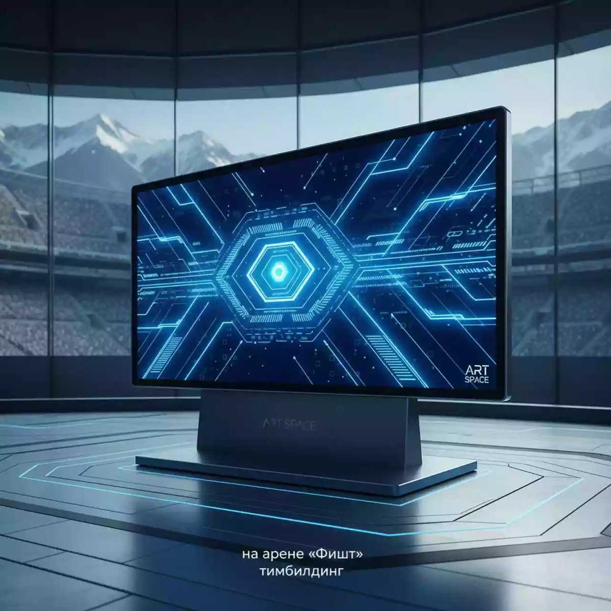 Аренда Интерактивная панель Sharp PN 86HC1 на арене «Фишт» — ART SPACE