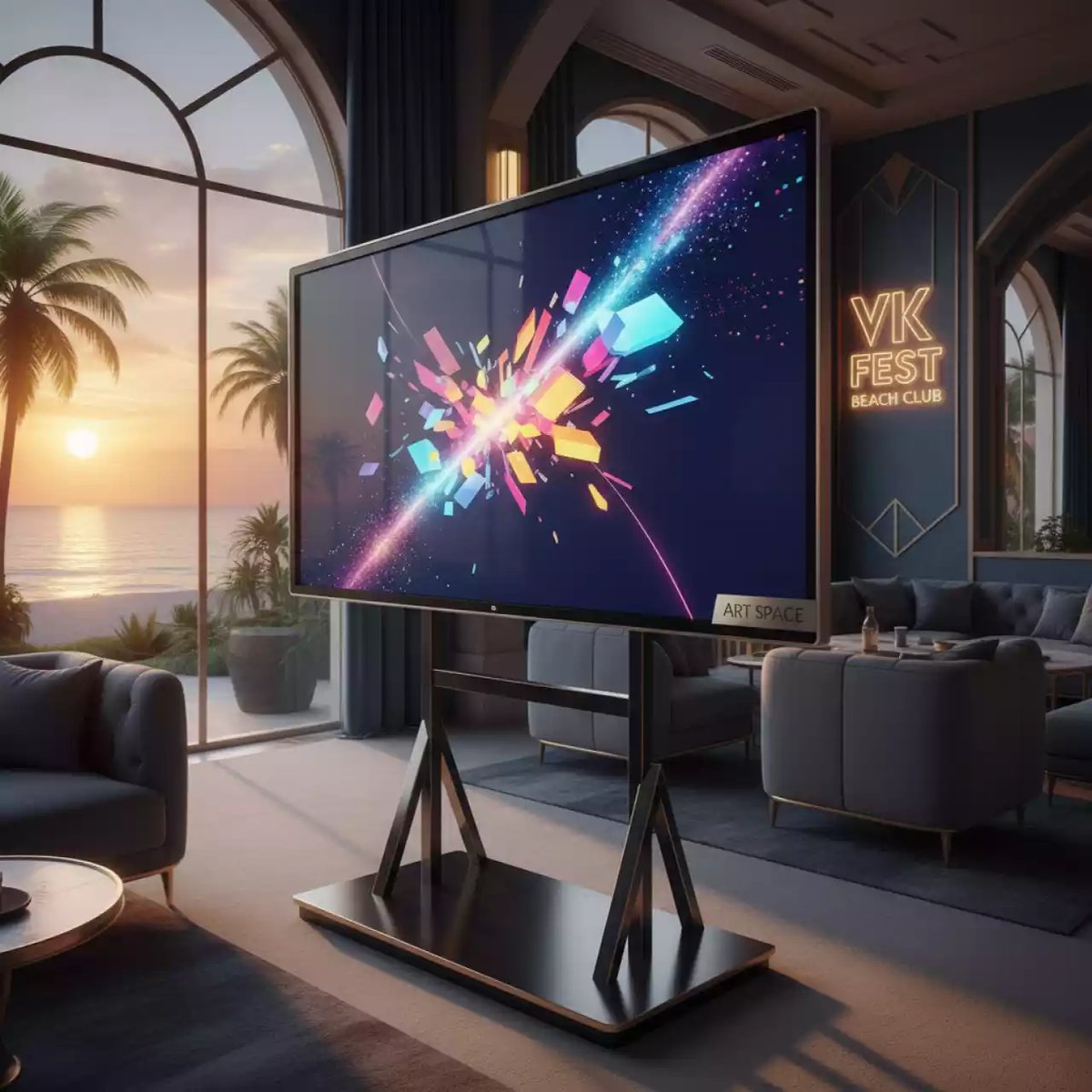 Аренда Интерактивная панель TeachTouch BT70 75U в пляжном комплексе VinoGrad — ART SPACE