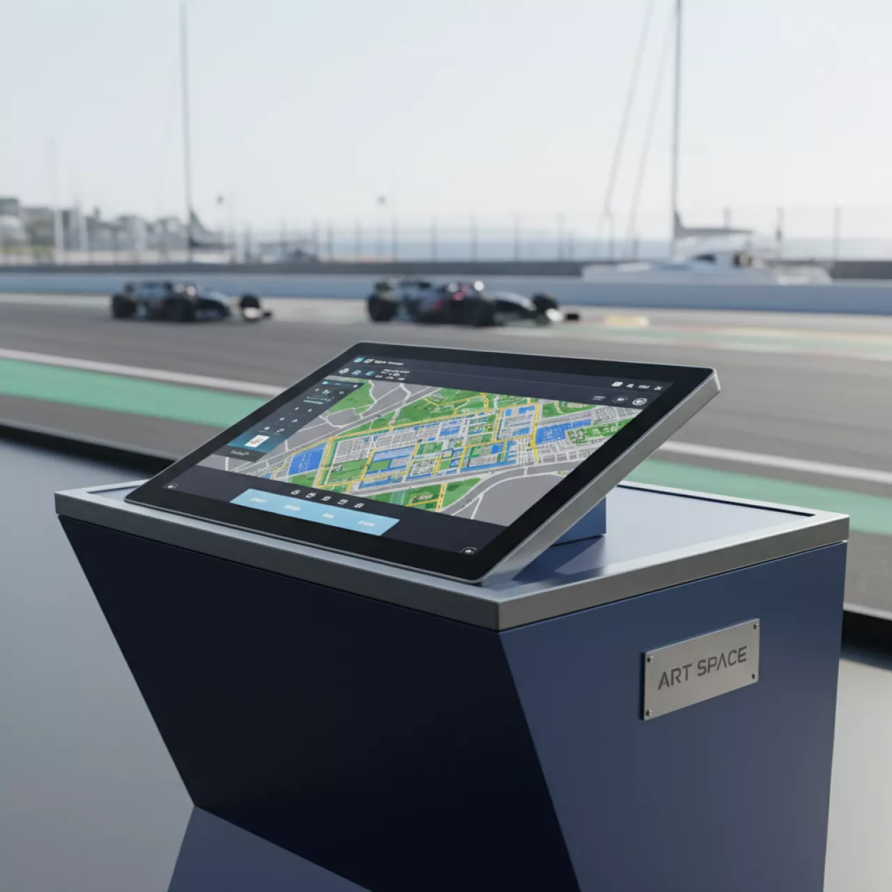 Аренда Интерактивная парта BM GROUP Minimal 18 на парусной регате (Сочи) — ART SPACE