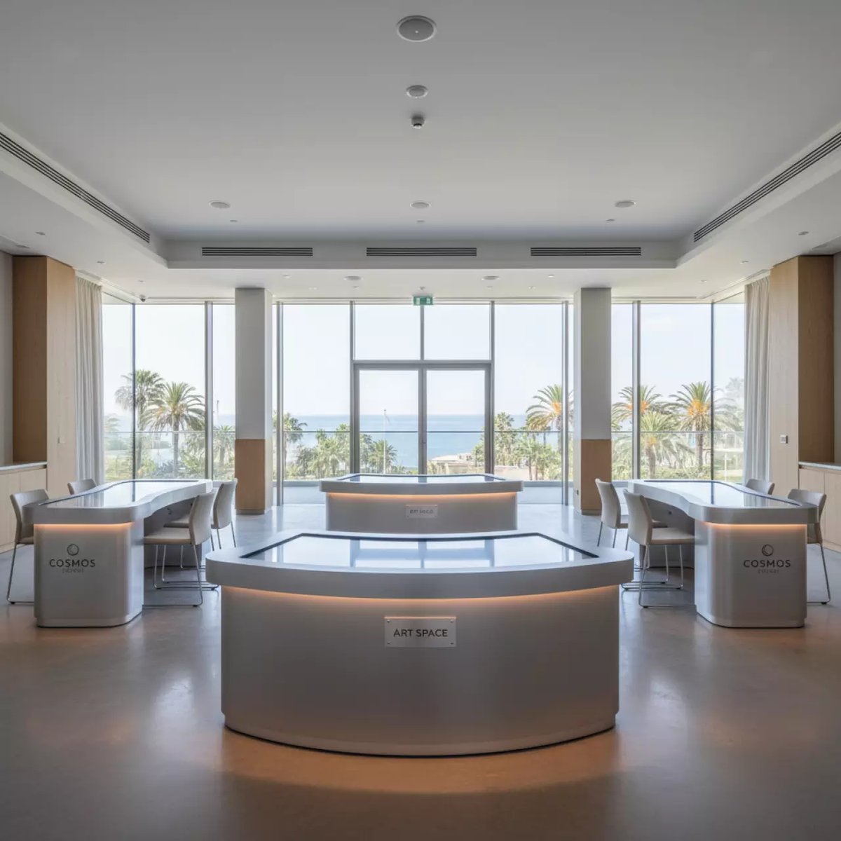 Аренда Интерактивная парта Olodim I Table 3 стола в Cosmos Sochi Hotel — ART SPACE