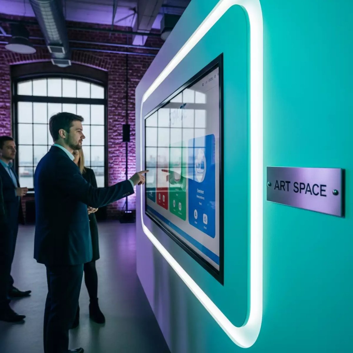 Аренда Интерактивная стена InterTouch для ДОУ набор приложений минимальный комплект в зале «Чайка» (Морпорт) — ART SPACE