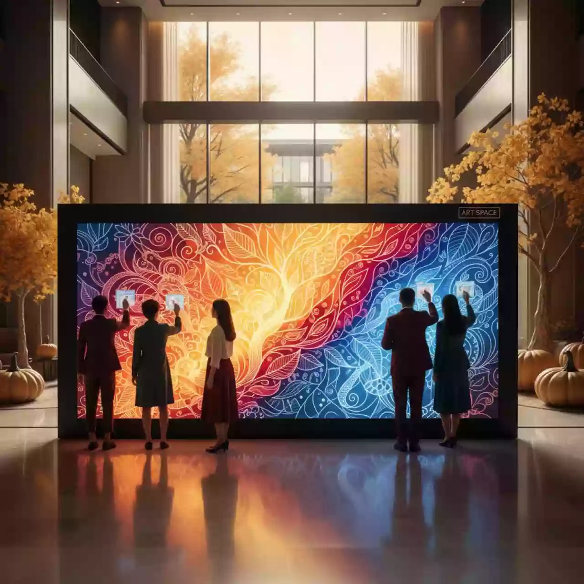 Аренда Интерактивная стена раскраска UTS Мастер Фломастер в Radisson Collection Paradise — ART SPACE