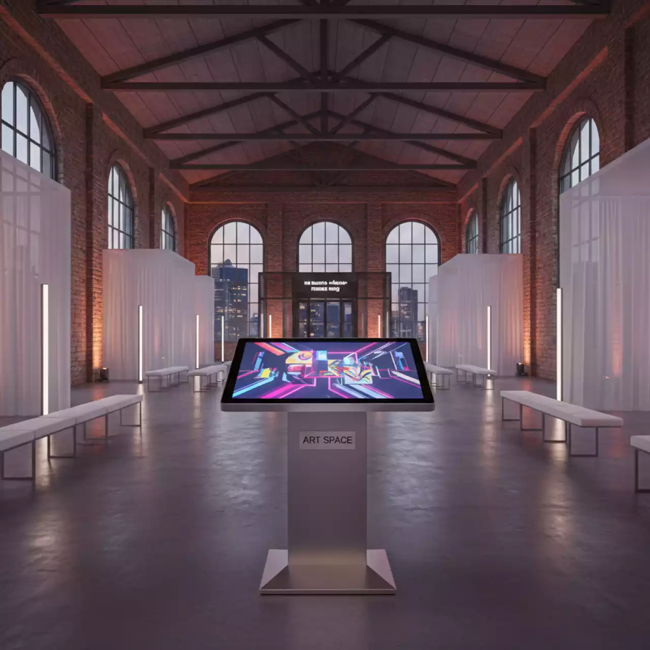 Аренда Интерактивная трибуна 19" 10 касаний на вилле «Анна» — ART SPACE