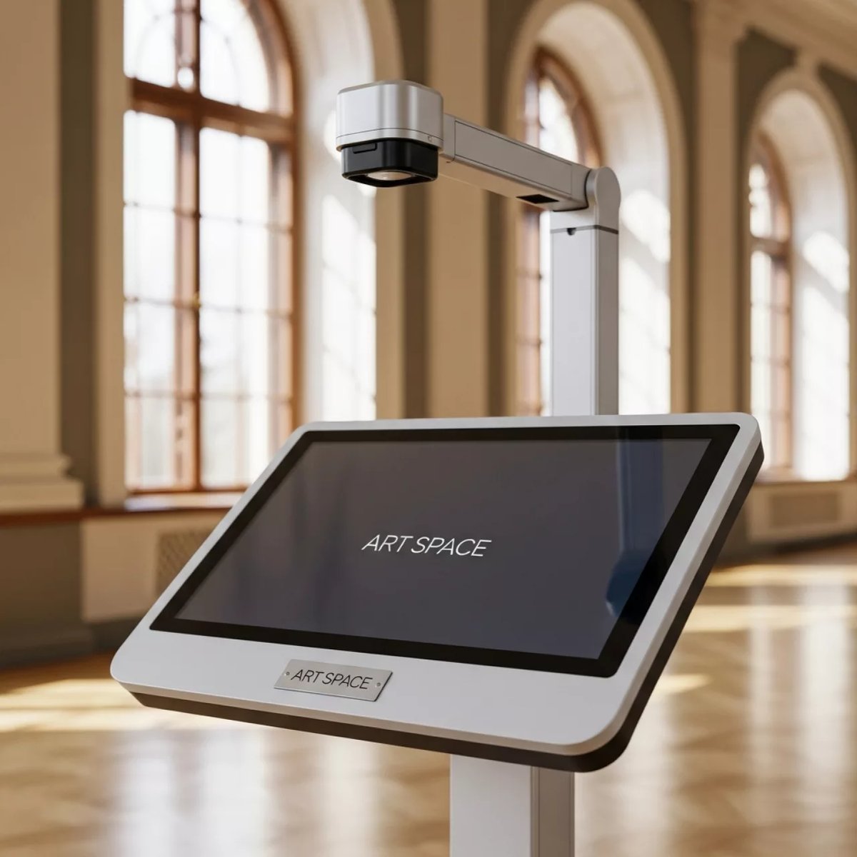 Аренда Интерактивная трибуна Alibi PRO Mini с документ камерой 21,5 в усадьбе Голицына — ART SPACE