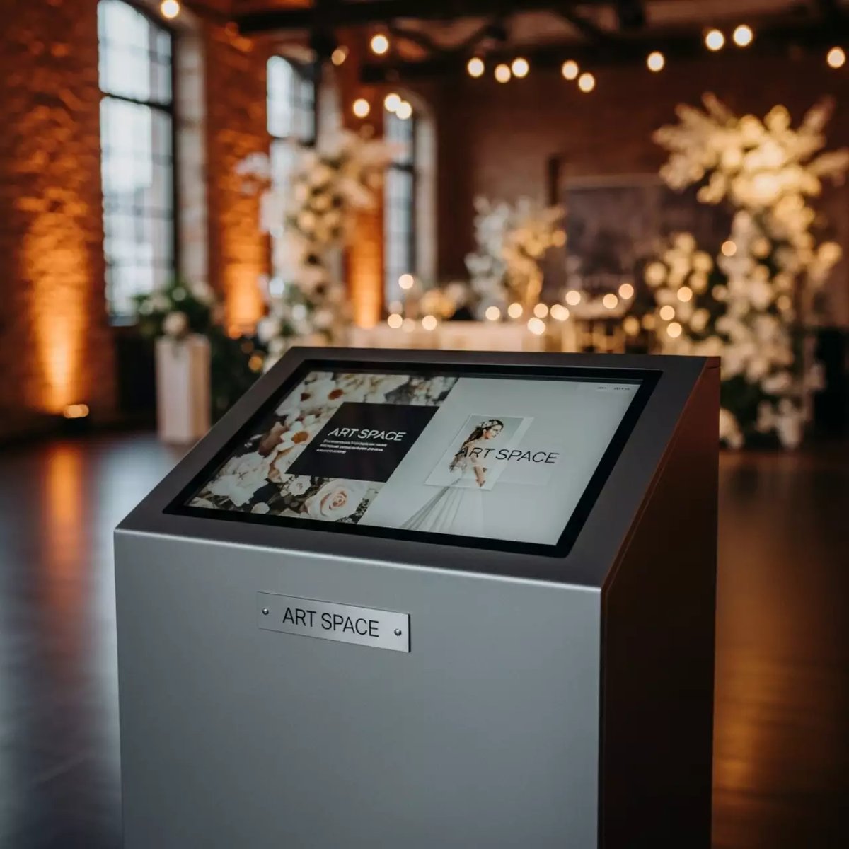 Аренда Интерактивная трибуна Cicero 24 дюймов антивандальная клавиатура в Stella di Mosca — ART SPACE