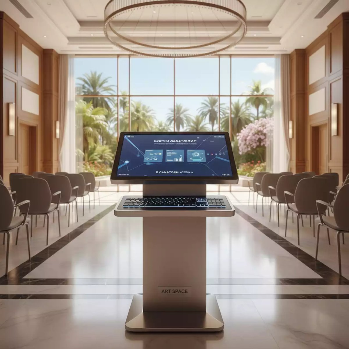 Аренда Интерактивная трибуна Cicero 24 дюймов с антивандальной клавиатурой в санатории «Сочи» — ART SPACE
