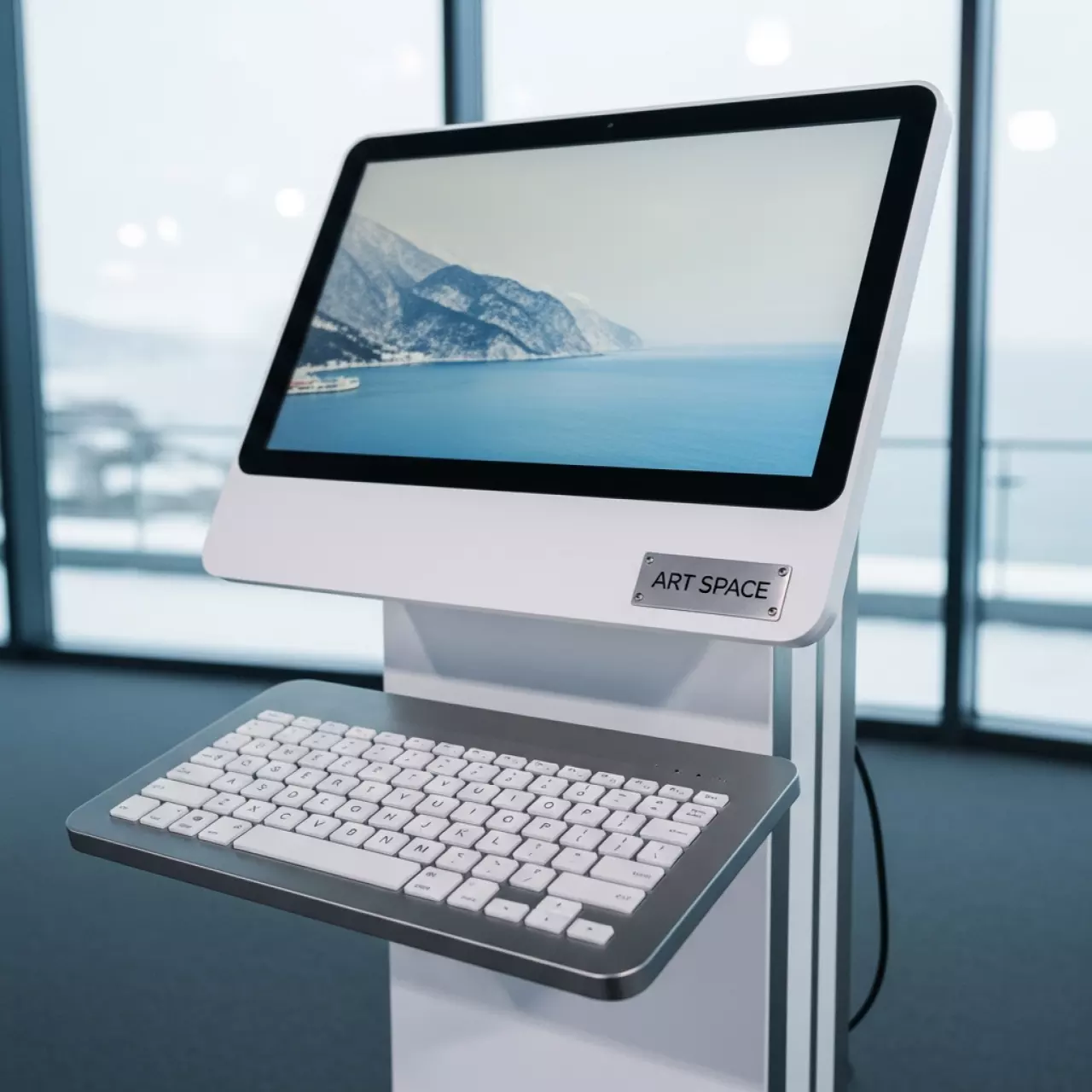 Аренда Интерактивная трибуна Cicero Mini 21,5 антивандальная клавиатура в Bridge Resort — ART SPACE