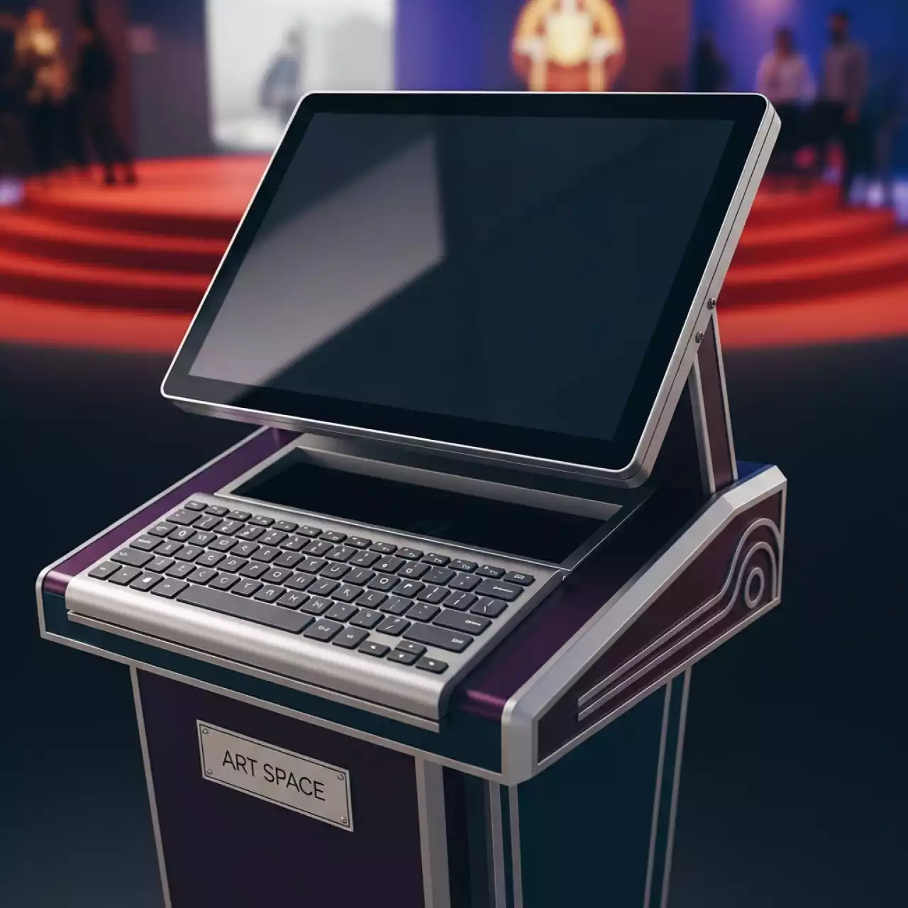 Аренда Интерактивная трибуна Cicero Premium 27 антивандальная клавиатура в Red Arena — ART SPACE