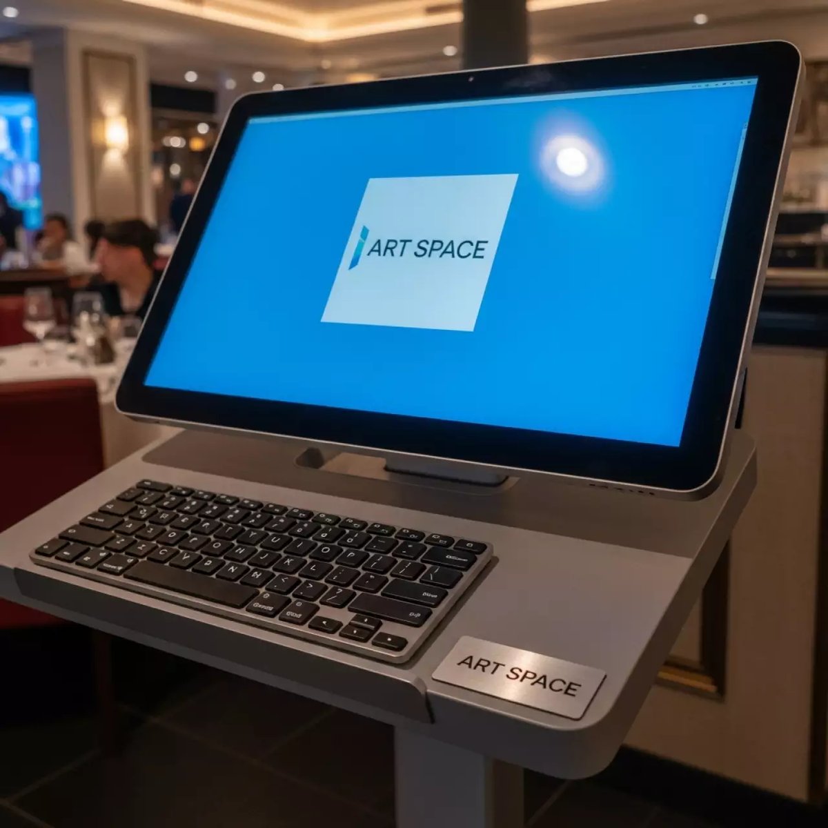 Аренда Интерактивная трибуна Cicero Premium 27 дюймов антивандальная клавиатура в ресторане «D.O.M» — ART SPACE