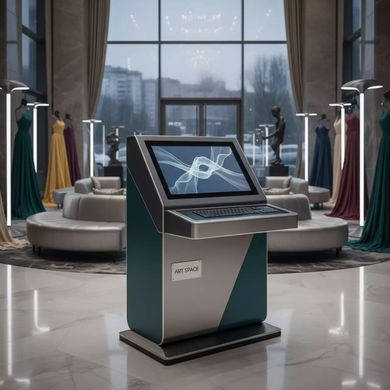 Аренда Интерактивная трибуна Cicero Premium 27 дюймов с антивандальной клавиатурой в Imeretinskiy Hotel — ART SPACE