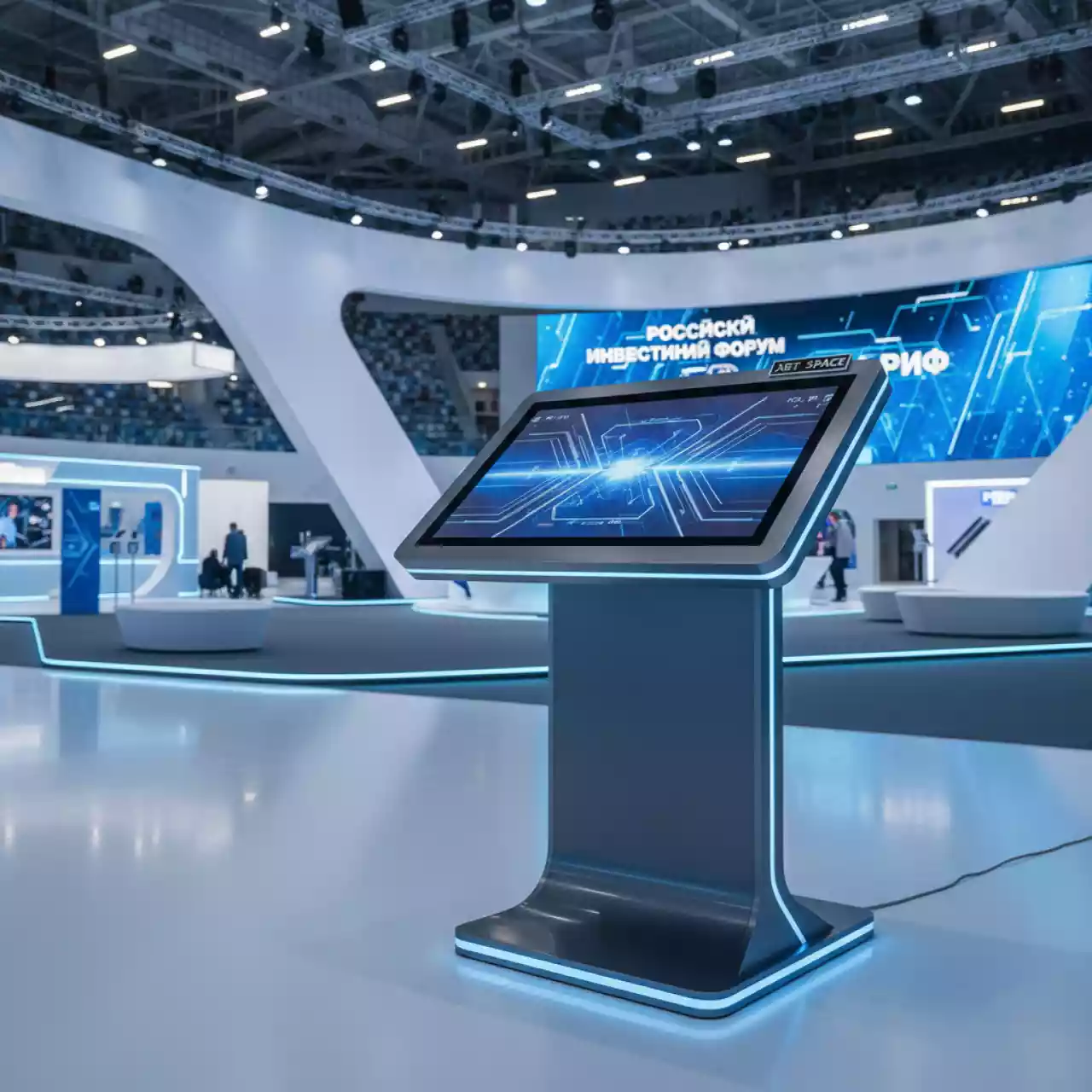 Аренда Интерактивная трибуна Demosfen Mini 21,5 дюймов в ледовом дворце «Большой» — ART SPACE