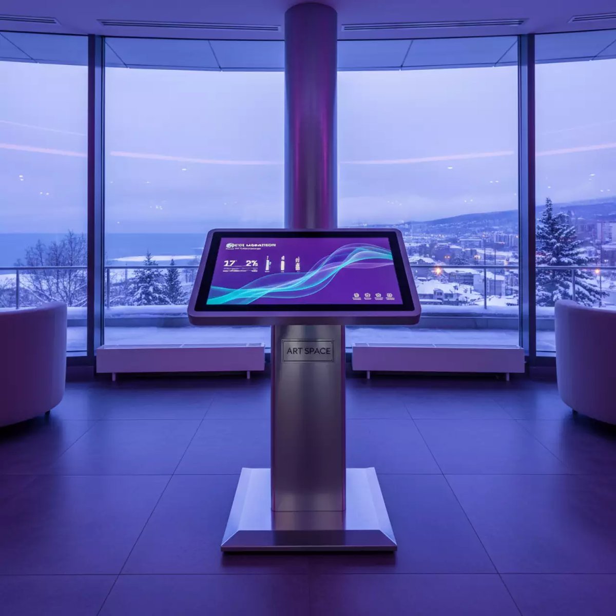 Аренда Интерактивной трибуны Wize NeoLine WSP 27NL в ресторане «Магеллан» — ART SPACE