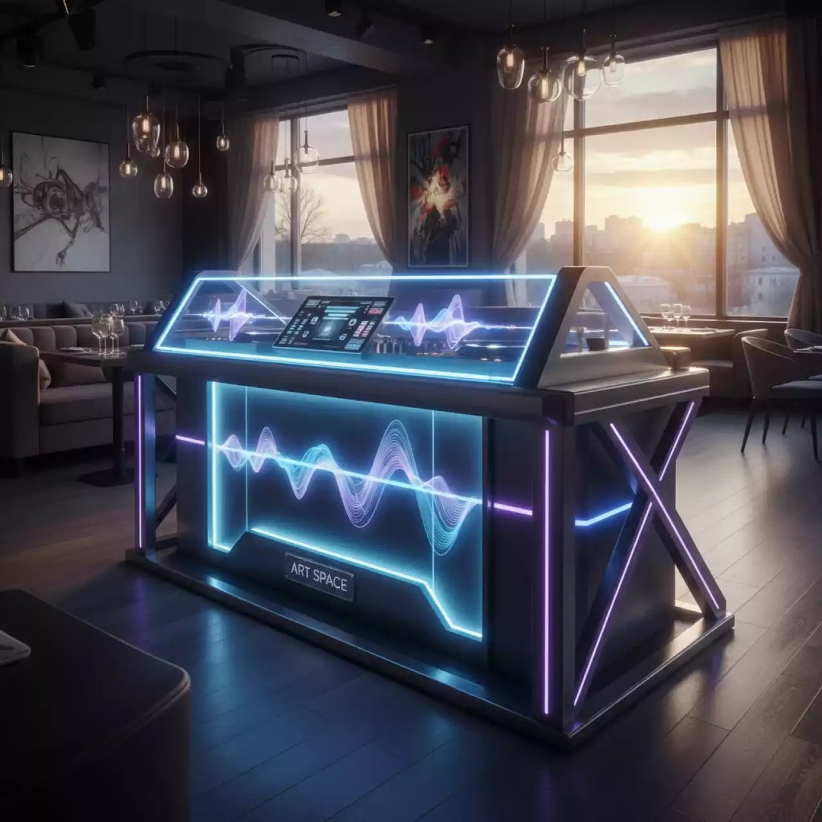 Аренда Интерактивный DJ в ресторане «Плакучая Ива» — ART SPACE