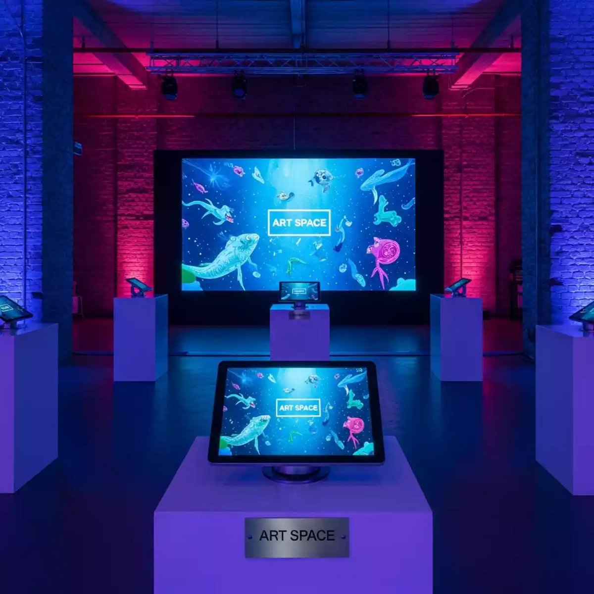 Аренда Интерактивный комплекс Olodim Ожившие рисунки планшет в лофте «Студия 21» — ART SPACE