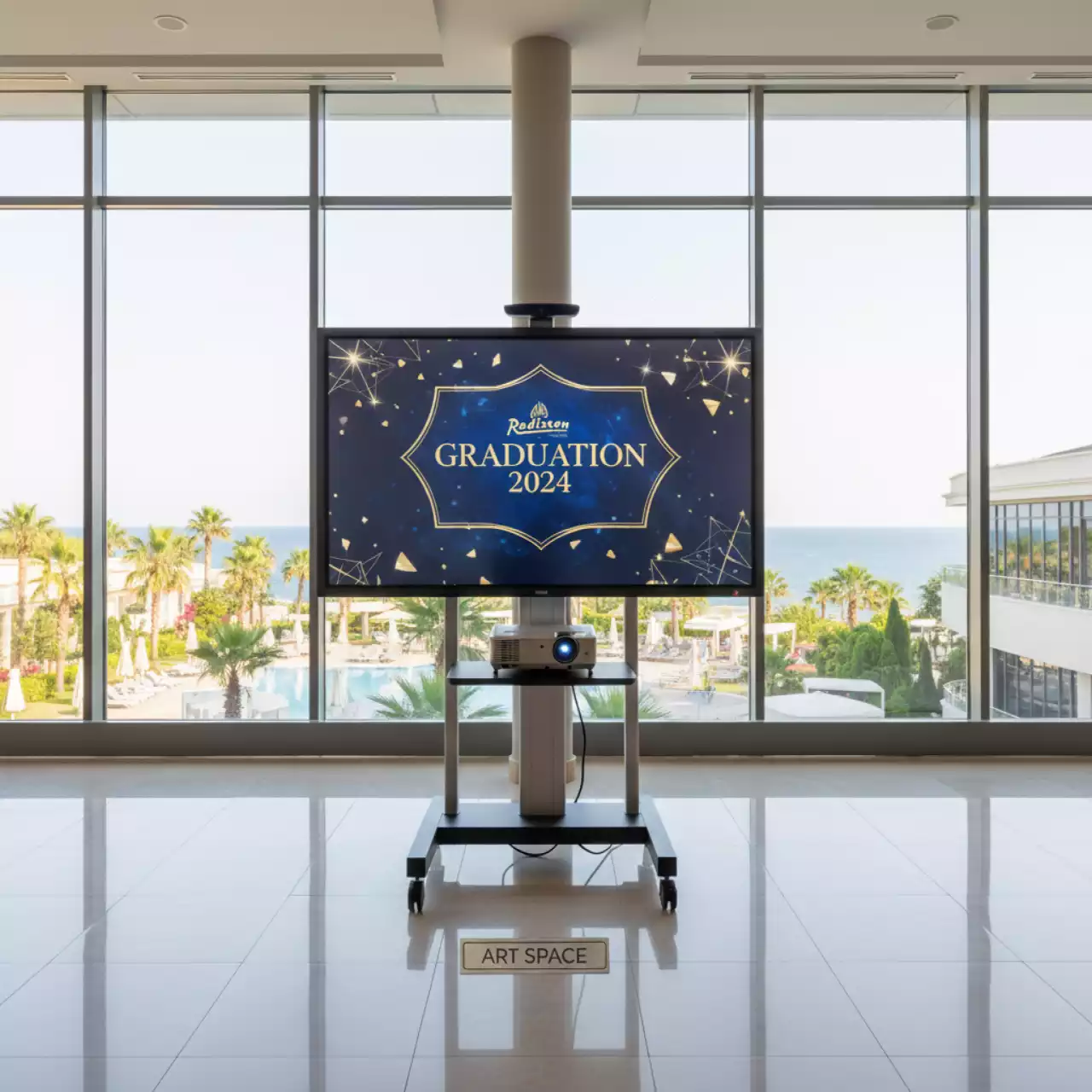 Аренда Интерактивный комплект Classic Solution CS IR 85Tu Optoma X309ST Wize WTH140 в Radisson Blu Resort & Congress Centre — ART SPACE