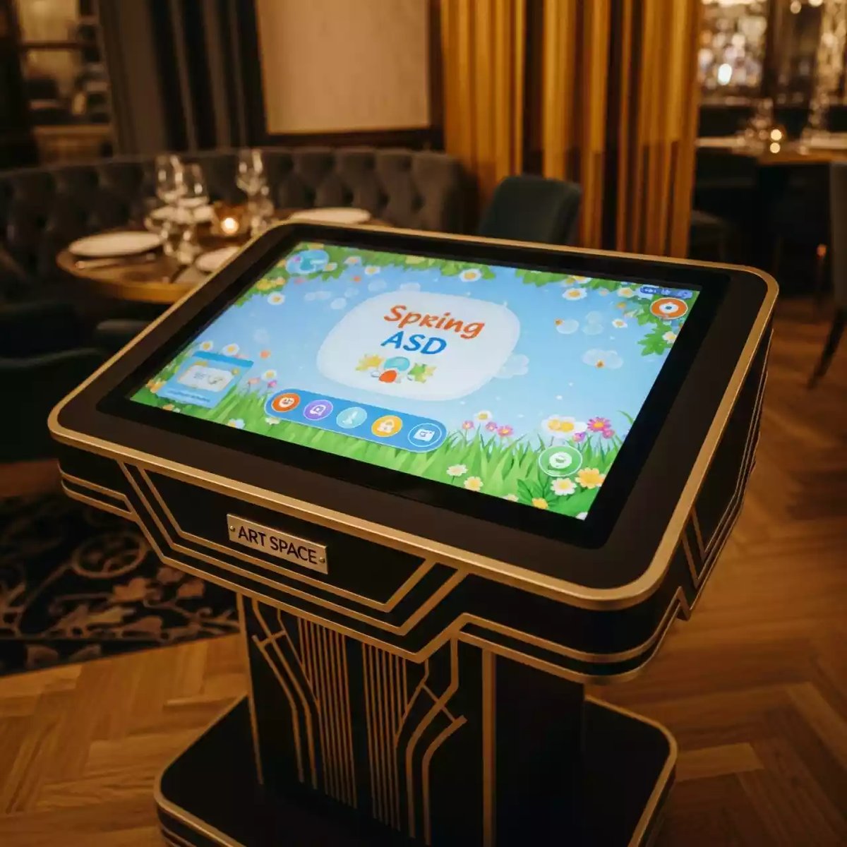 Аренда Интерактивный стол для детей с РАС AVKompleks РАС Light 4 в ресторане «Плакучая Ива» — ART SPACE