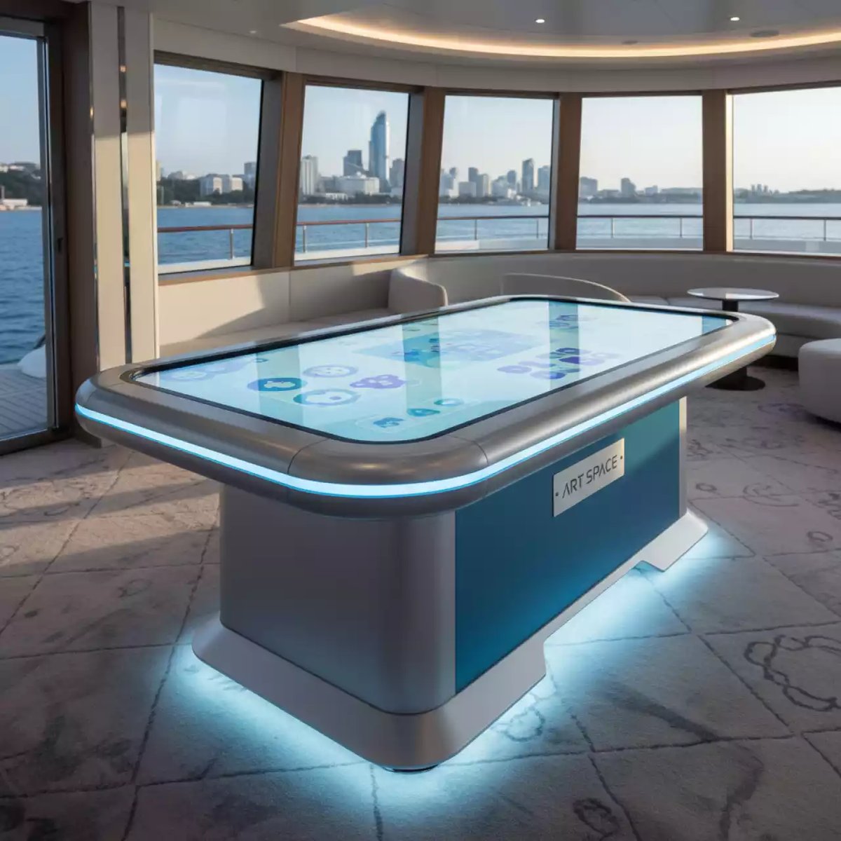 Аренда Интерактивный стол для детей с РАС AVKompleks РАС PRO 2 на VIP теплоходе (Морпорт Сочи) — ART SPACE
