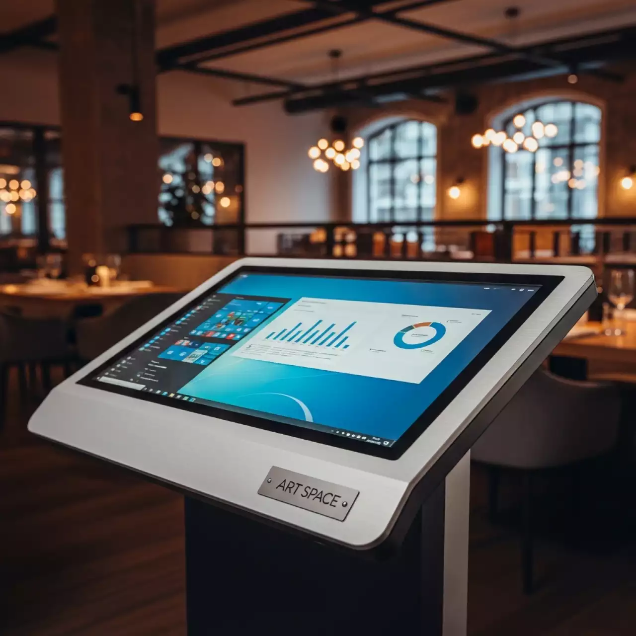 Аренда Интерактивный стол Уникум 1 24 Windows в ресторане «Сыроварня» — ART SPACE