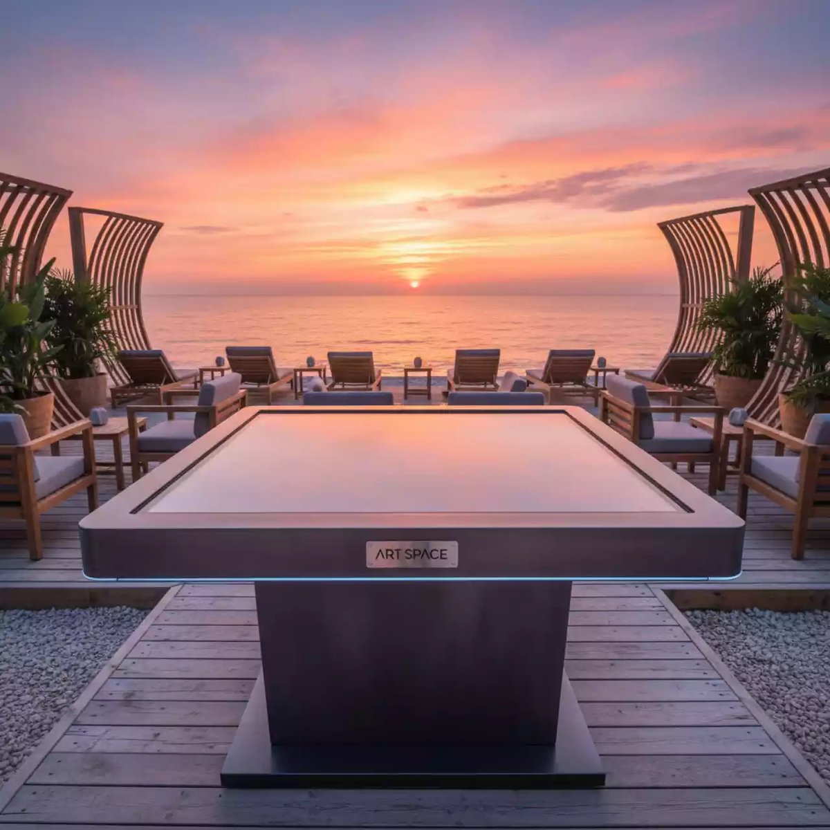 Аренда Интерактивный стол Уникум 1 32 Windows на пляже «Маяк» — ART SPACE