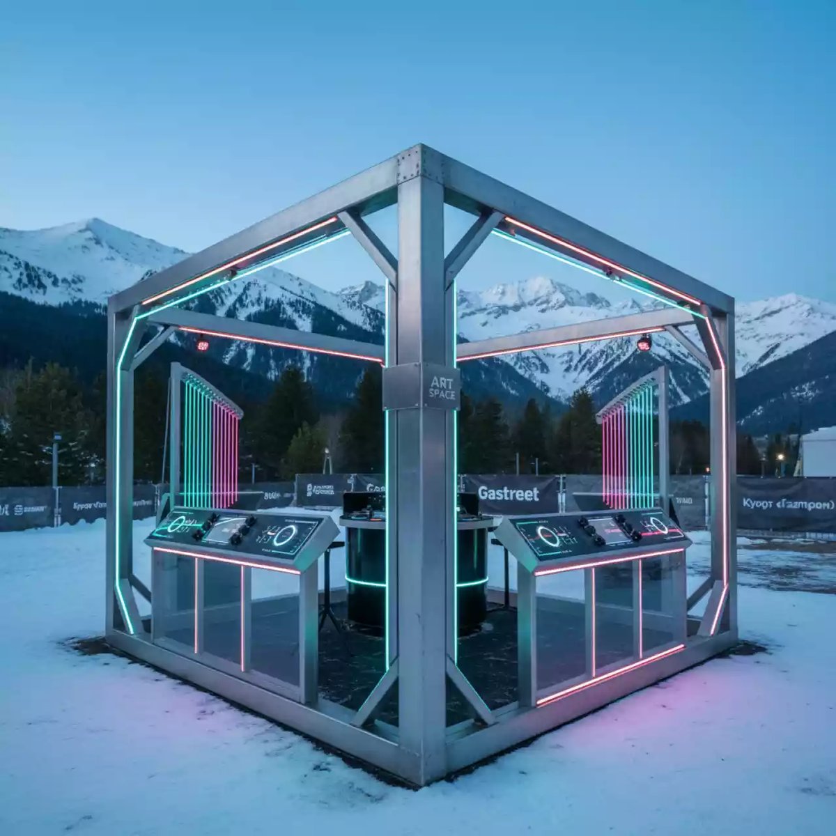 Аренда Интерактивы музыкальные на курорте «Газпром» (Альпика) — ART SPACE