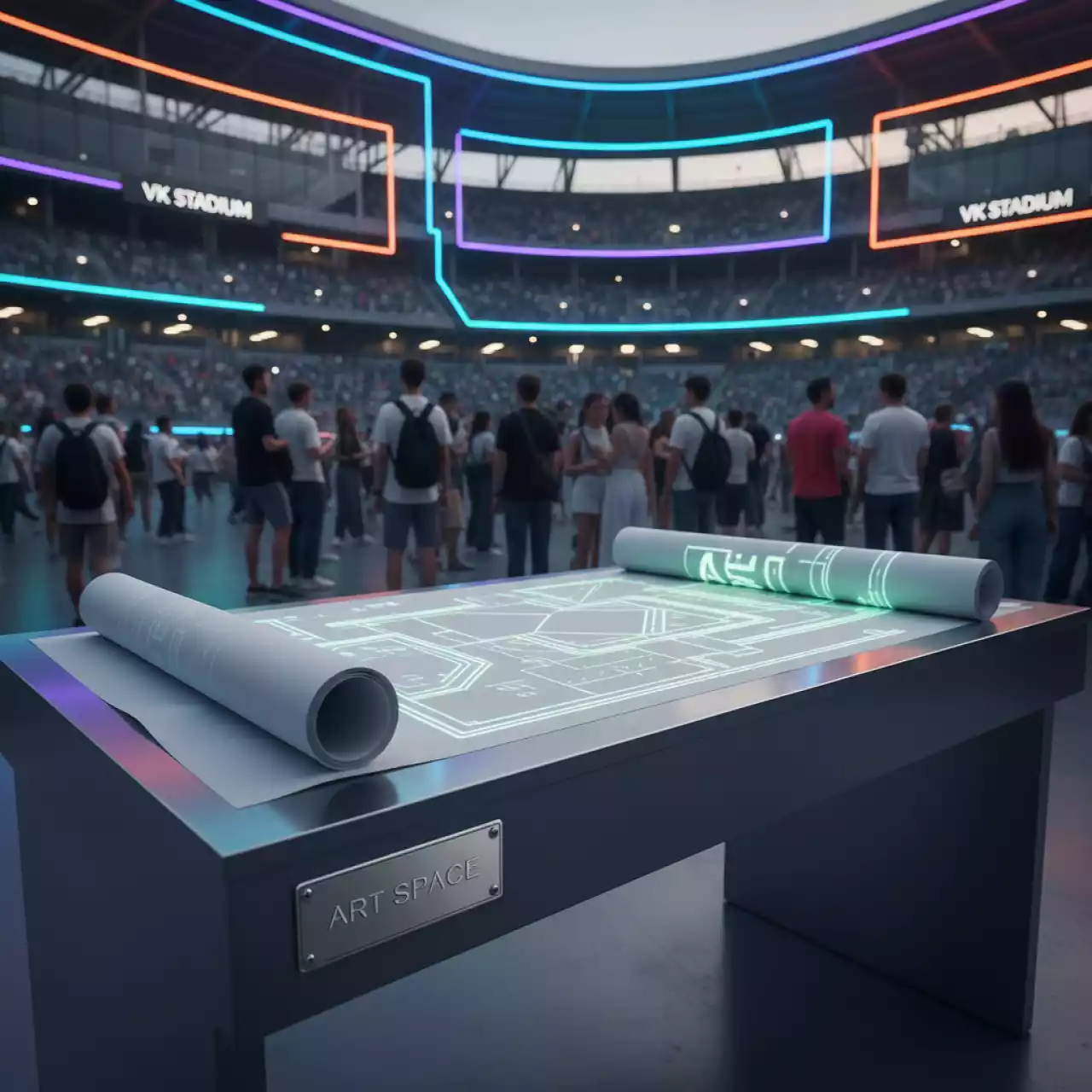 Аренда Инженерная калька в рулонах Xerox Tracing Paper 50 м² 620x175 м 76,2 мм в VK Stadium Sirius — ART SPACE