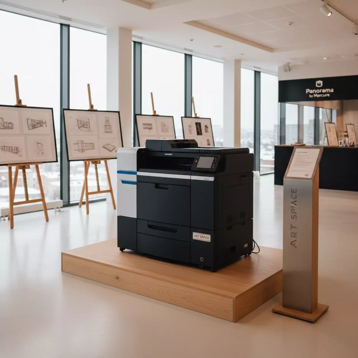 Аренда Инженерная система ColorWave 3600 P2R с 2 рулонами в Panorama by Mercure — ART SPACE