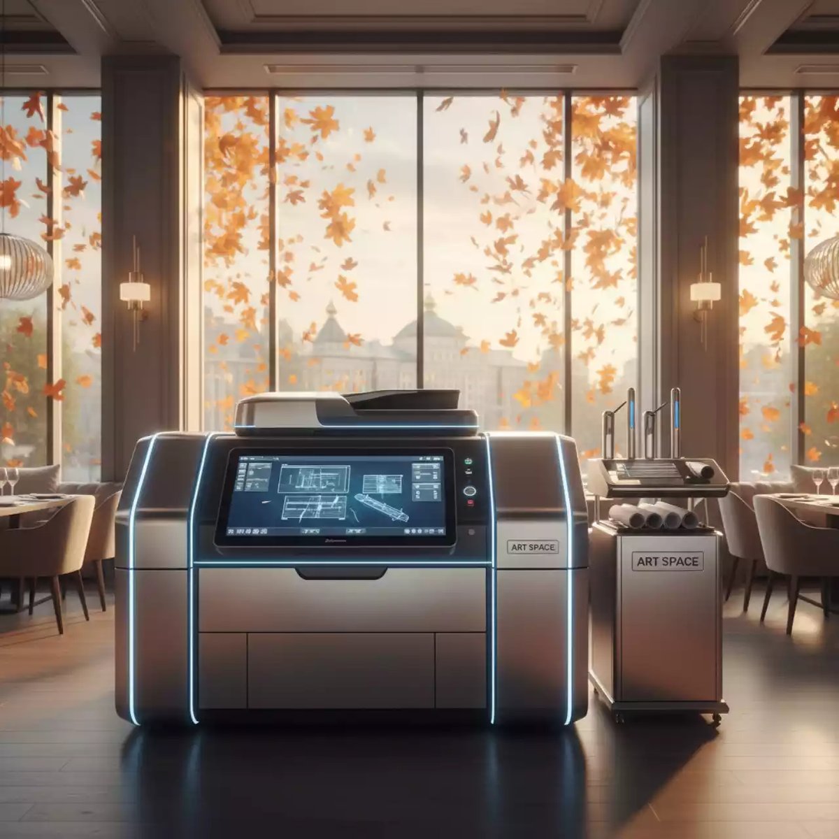 Аренда Инженерная система МФУ ColorWAVE CW T60 P2R в ресторане «Магеллан» — ART SPACE