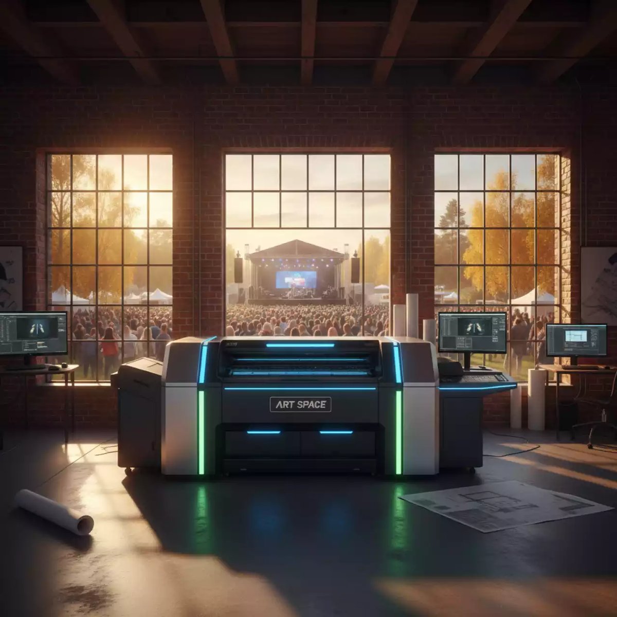 Аренда Инженерная система МФУ Plotwave 7500 P4R в Gamma Sirius — ART SPACE