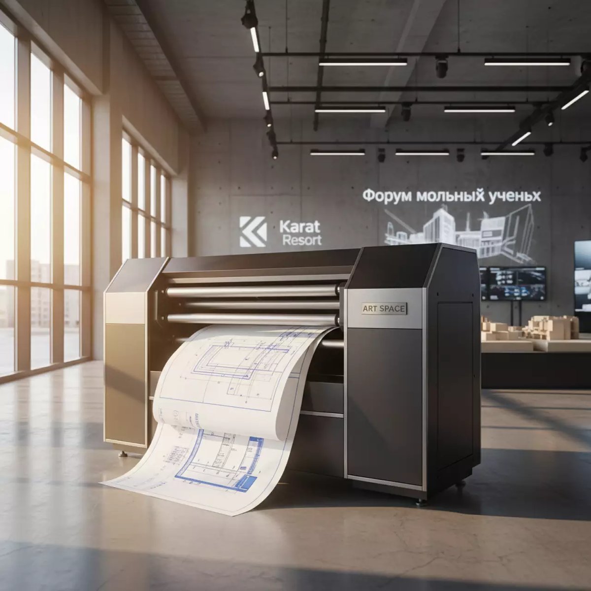 Аренда Инженерная система МФУ Plotwave T75 P4R CO в Karat Resort — ART SPACE