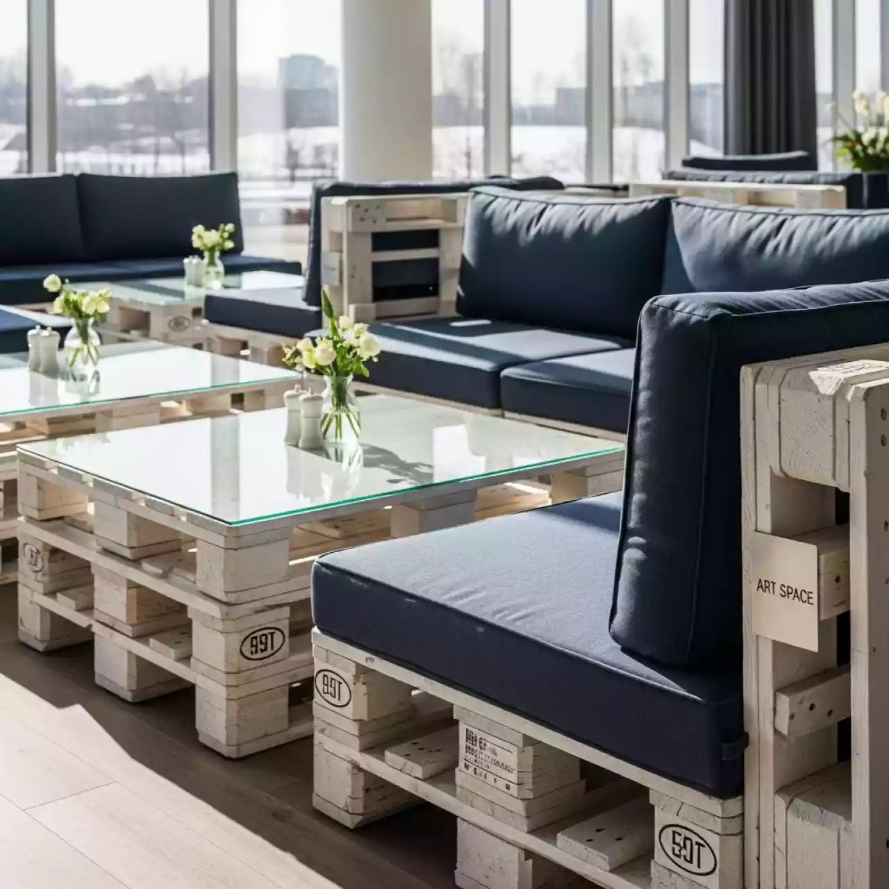 Аренда Изделия из паллет в отеле «Звездный» — ART SPACE