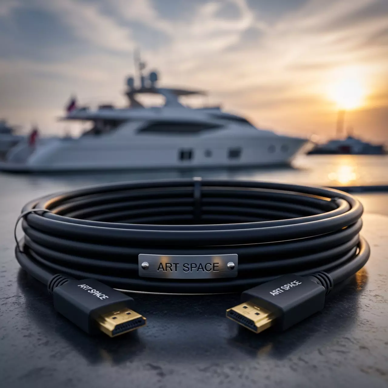 Аренда Кабель HDMI CC 10 м черный на парусной регате (Сочи) — ART SPACE