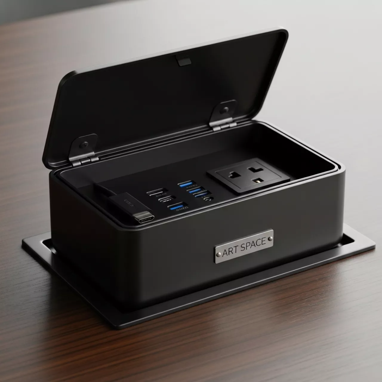 Аренда Кабельный лючок IDB 200 MS с розеткой HDMI USB C USB в Mercure Сочи Центр — ART SPACE