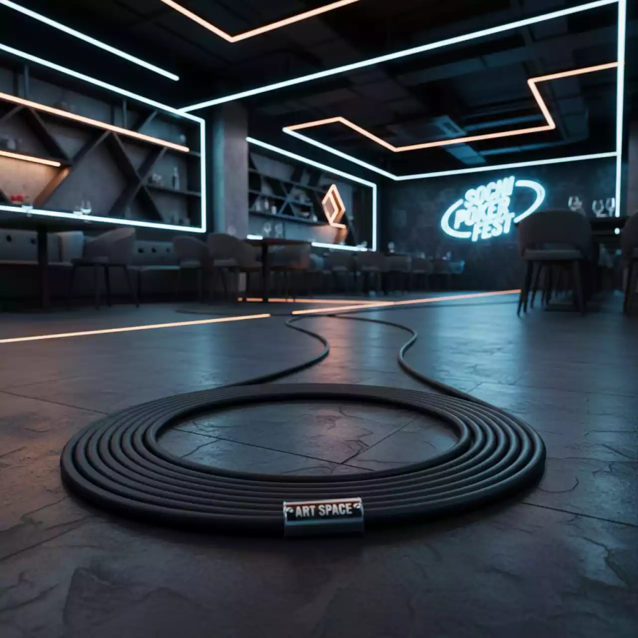 Аренда Кабель силовой 16 А 220 В 10 м в ресторане «Плакучая Ива» — ART SPACE