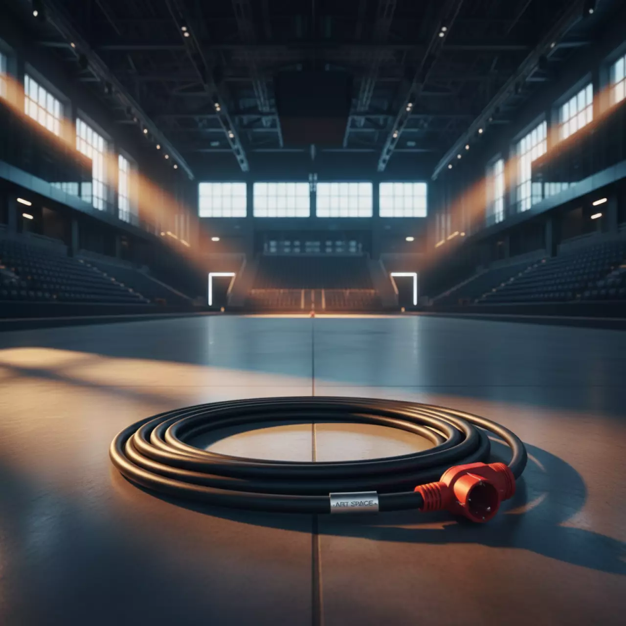 Аренда Кабель силовой 380V CEE 63A 5P — CEE 32A 5P IP67 20 м в Керлинговом центре «Ледяной куб» — ART SPACE