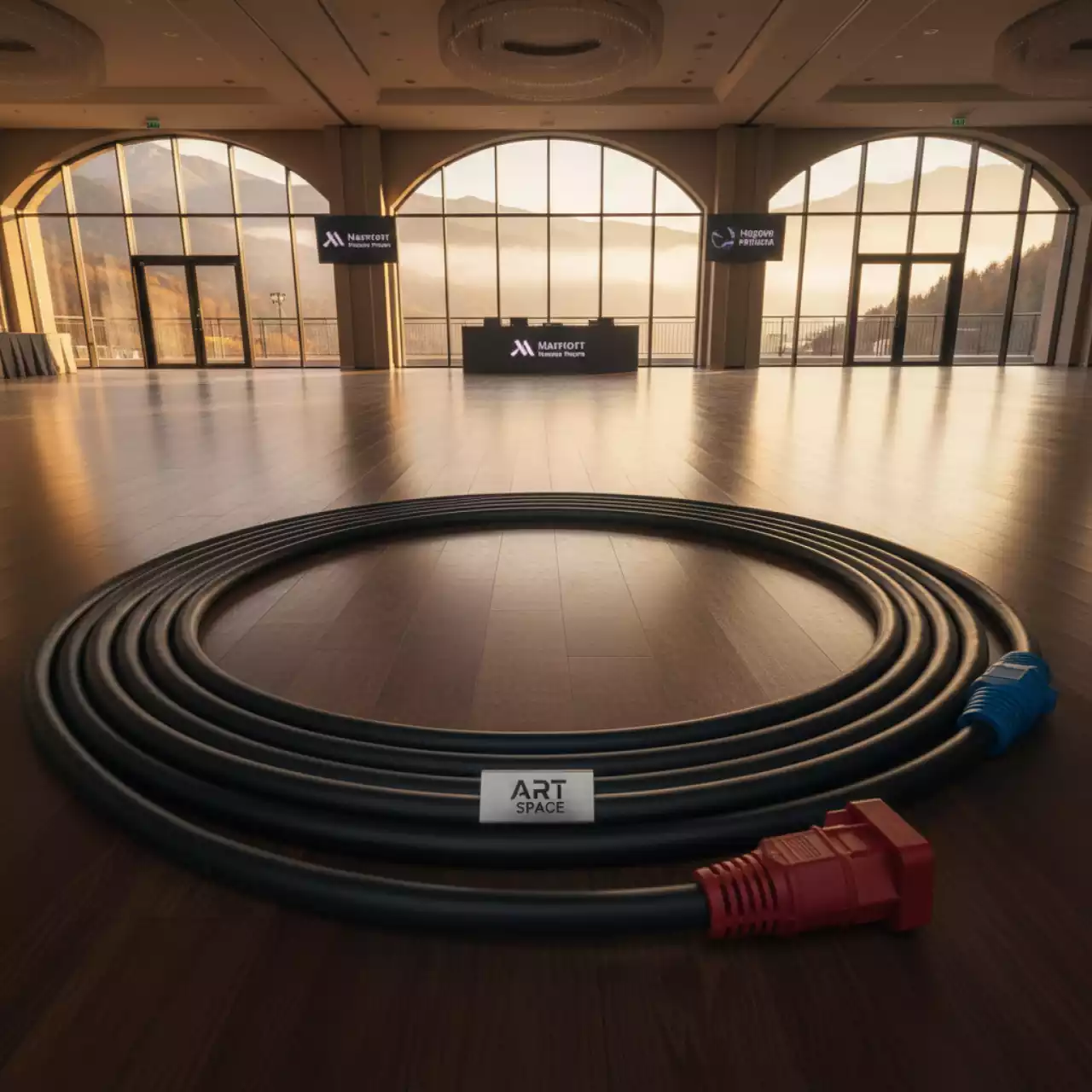Аренда Кабель силовой 63 А 380 В 50 м в Sochi Marriott Krasnaya Polyana — ART SPACE