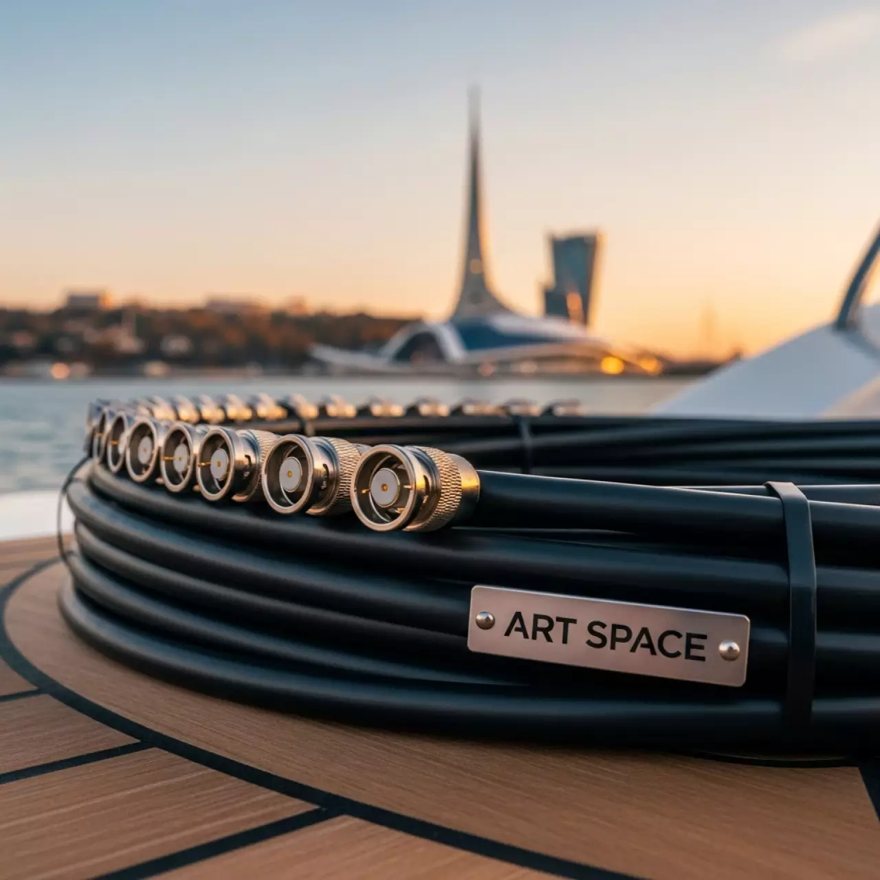 Аренда Кабель телевизионный на VIP теплоходе (Морпорт Сочи) — ART SPACE