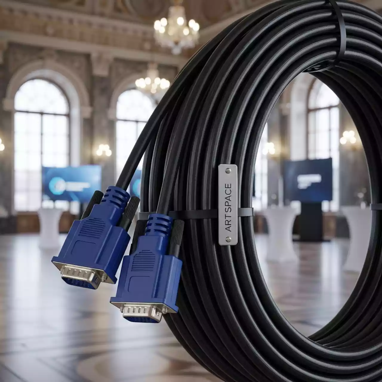 Аренда Кабель VGA HDB CS 1 M to M 15 м в усадьбе Голицына — ART SPACE