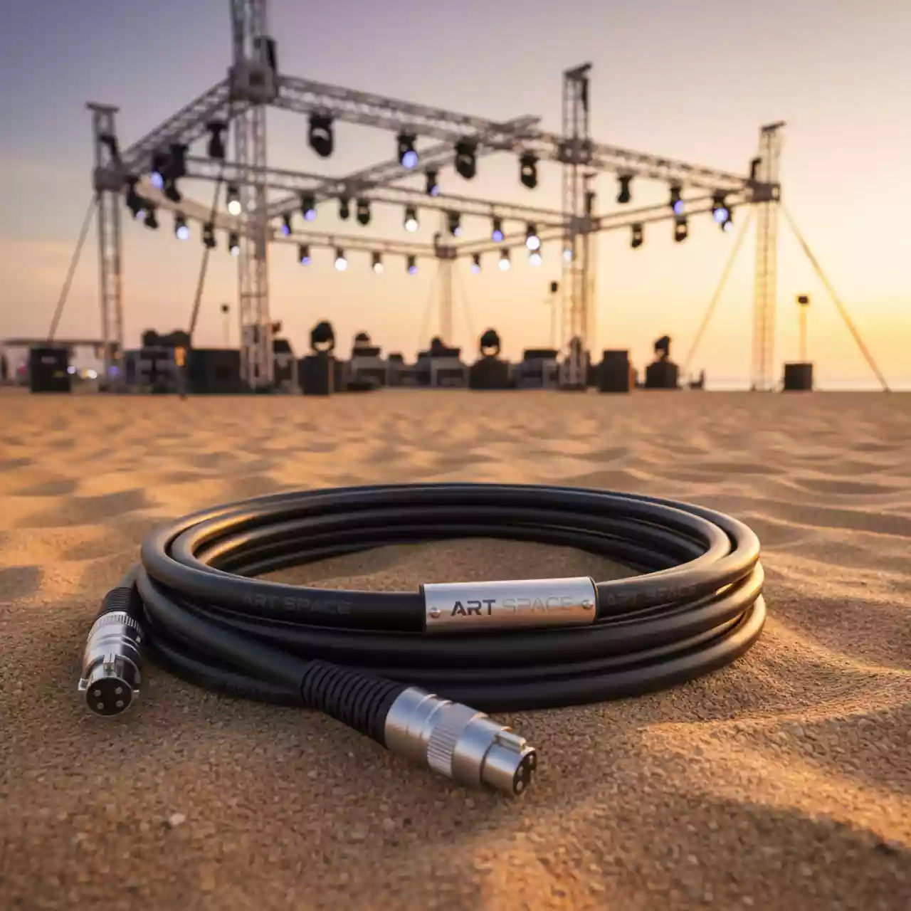 Аренда Кабели DMX для концерта на пляже «Маяк» — ART SPACE