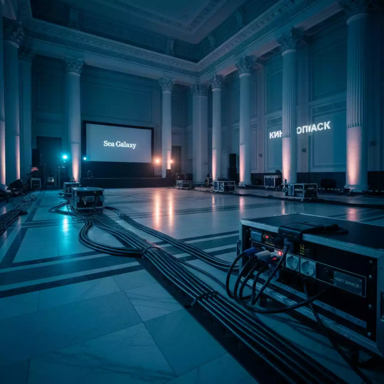 Аренда Кабели питания для света для мероприятия в комплексе Sea Galaxy — ART SPACE