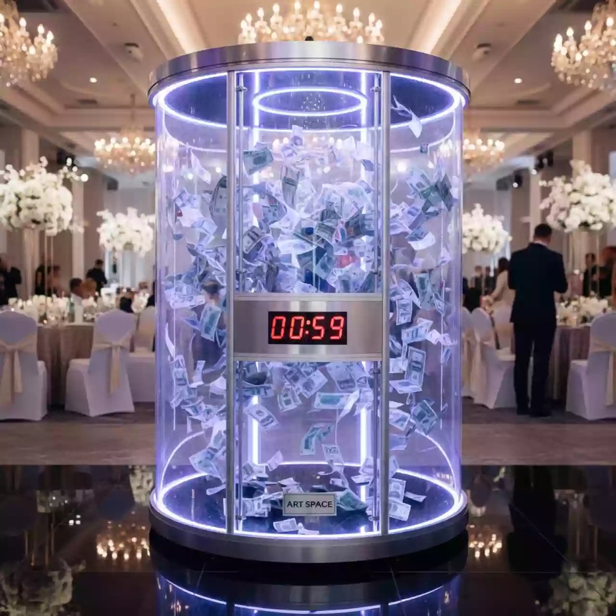 Аренда Кабина денежная Вжух 2.0 в Rixos Krasnaya Polyana — ART SPACE