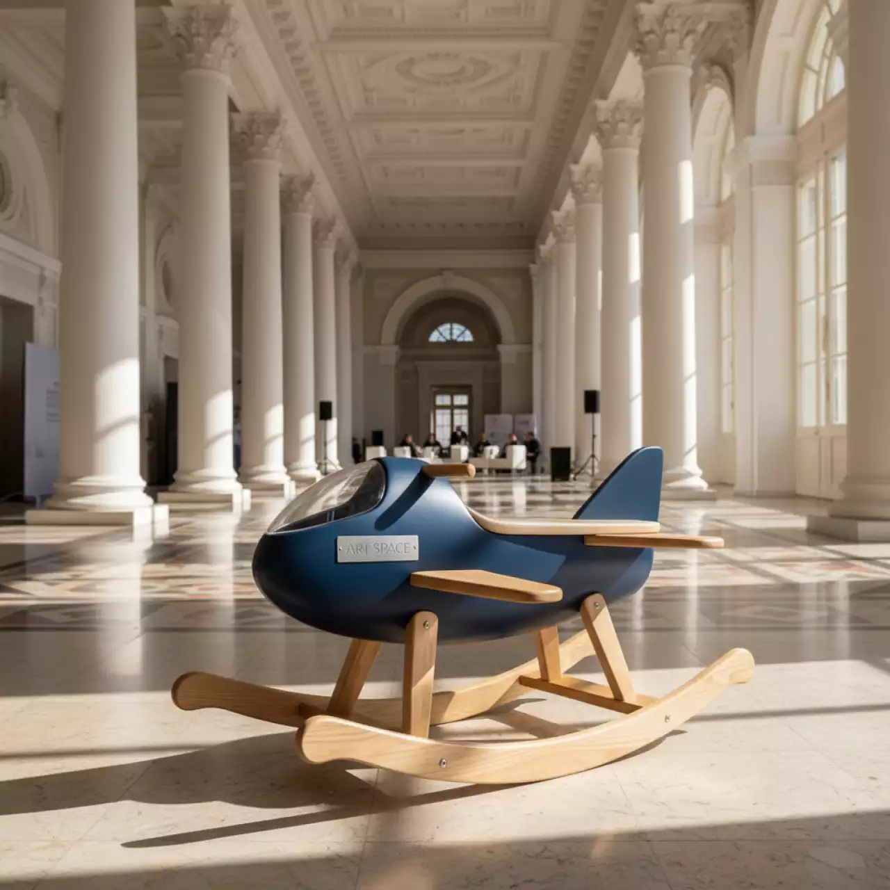 Аренда Качалка детская самолетик в Зимнем театре — ART SPACE