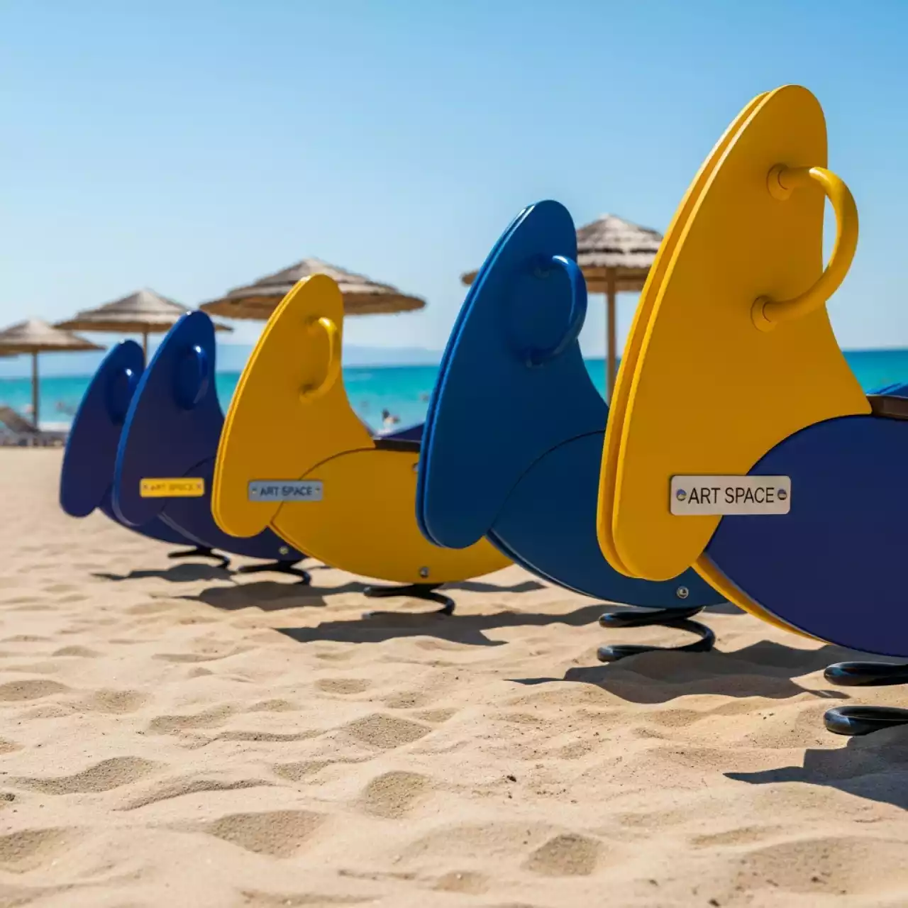 Аренда Качалки детские на пляже «Ривьера» — ART SPACE