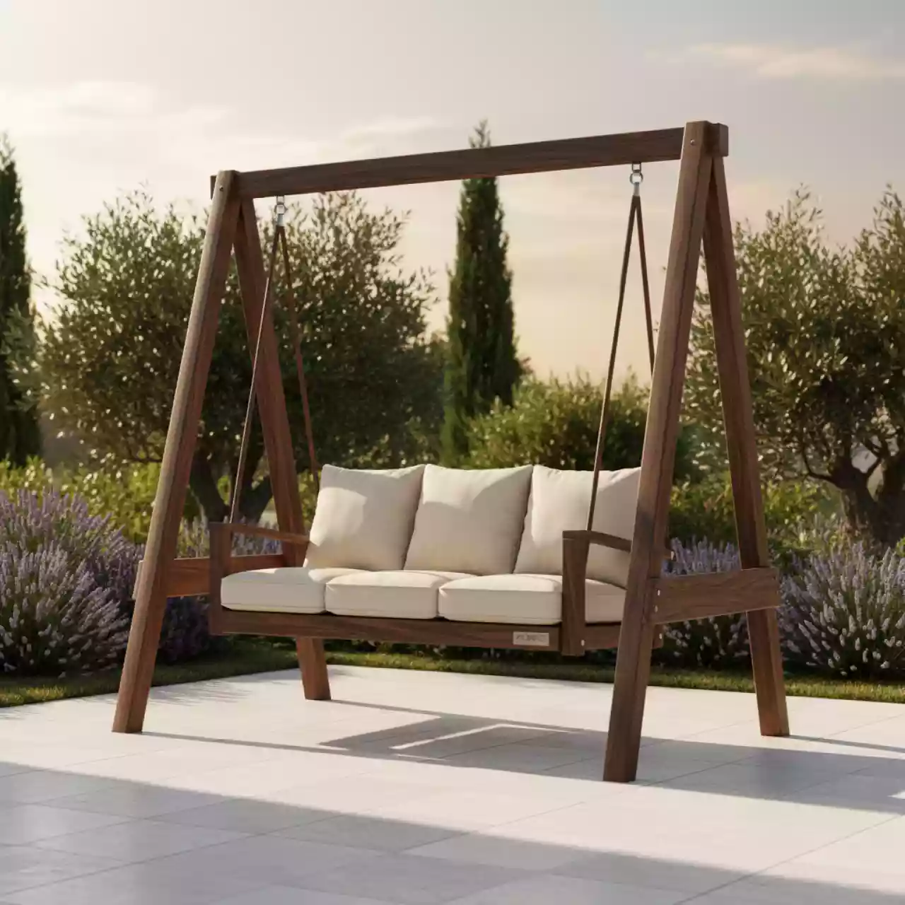 Аренда Качели деревянные дачные Валенсия III Классик в Alpha Sirius — ART SPACE