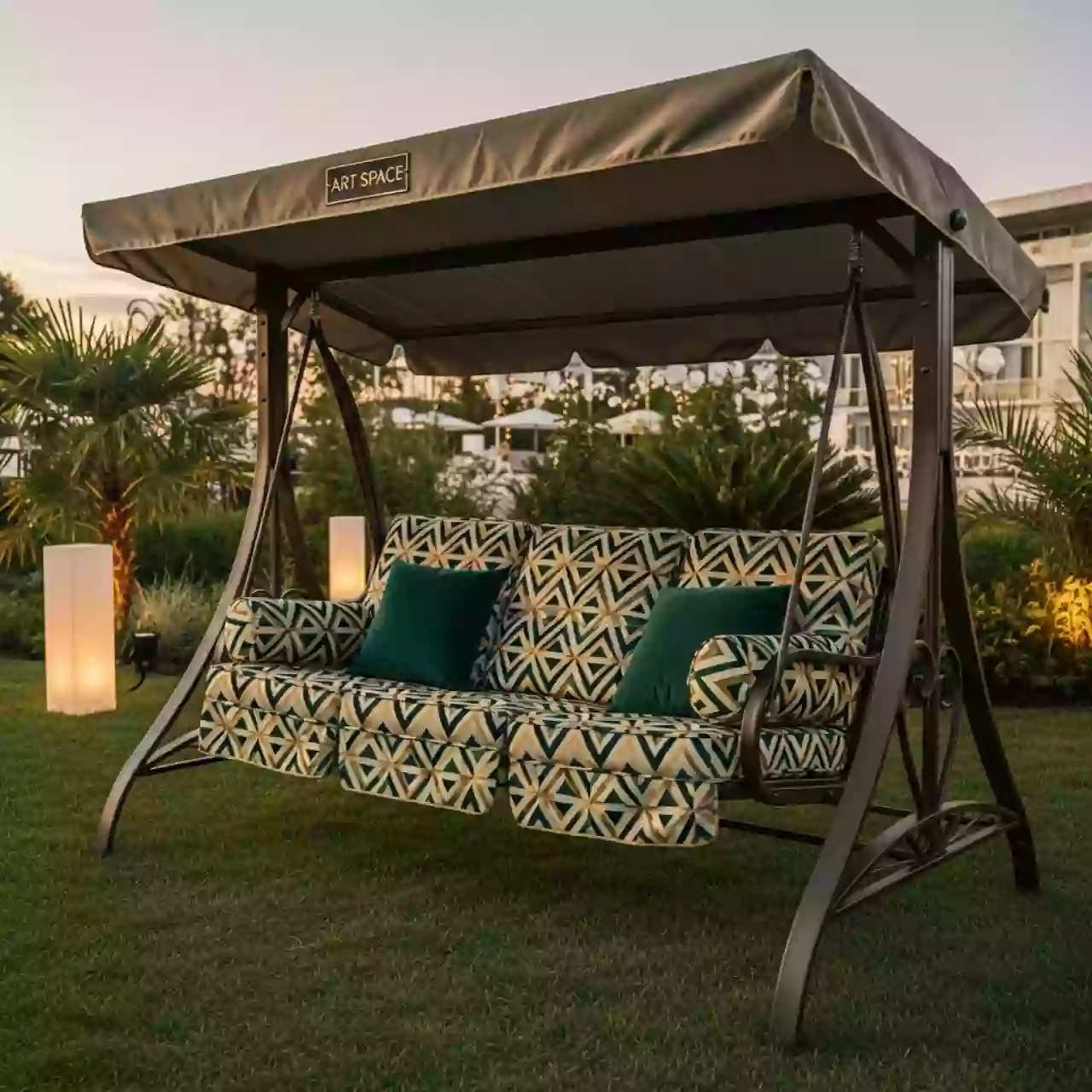 Аренда Качели садовые 3 местные Палермо Премиум в Сочи Парк Отеле — ART SPACE