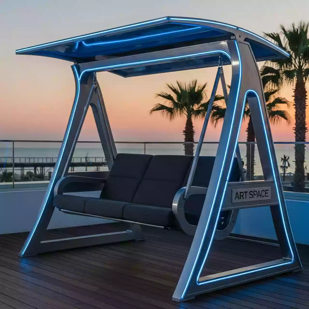 Аренда Качели садовые Бари С821 2 местные в ресторане «La Terrazza» — ART SPACE