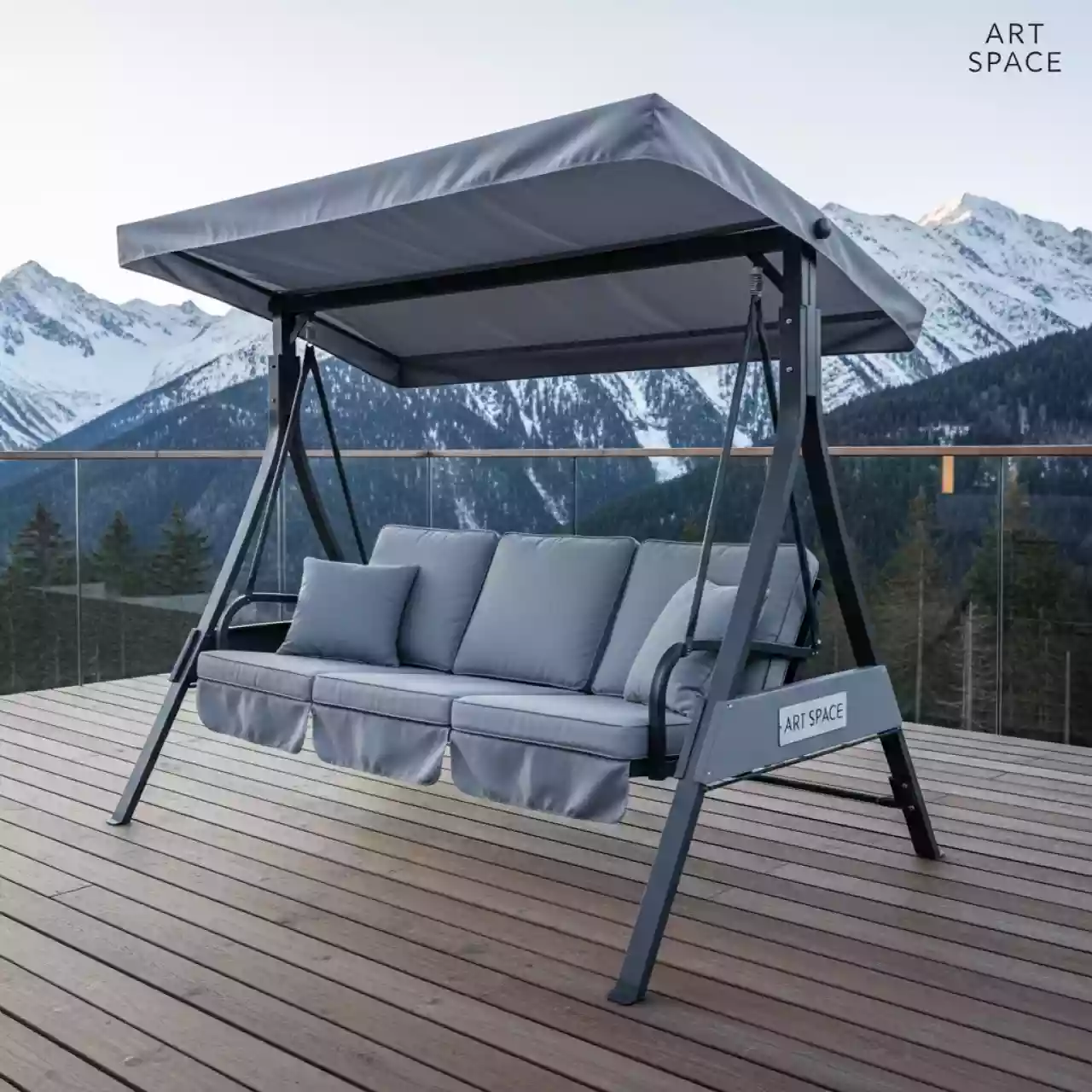 Аренда Качели садовые Элит 3 местные в Radisson Hotel Rosa Khutor — ART SPACE