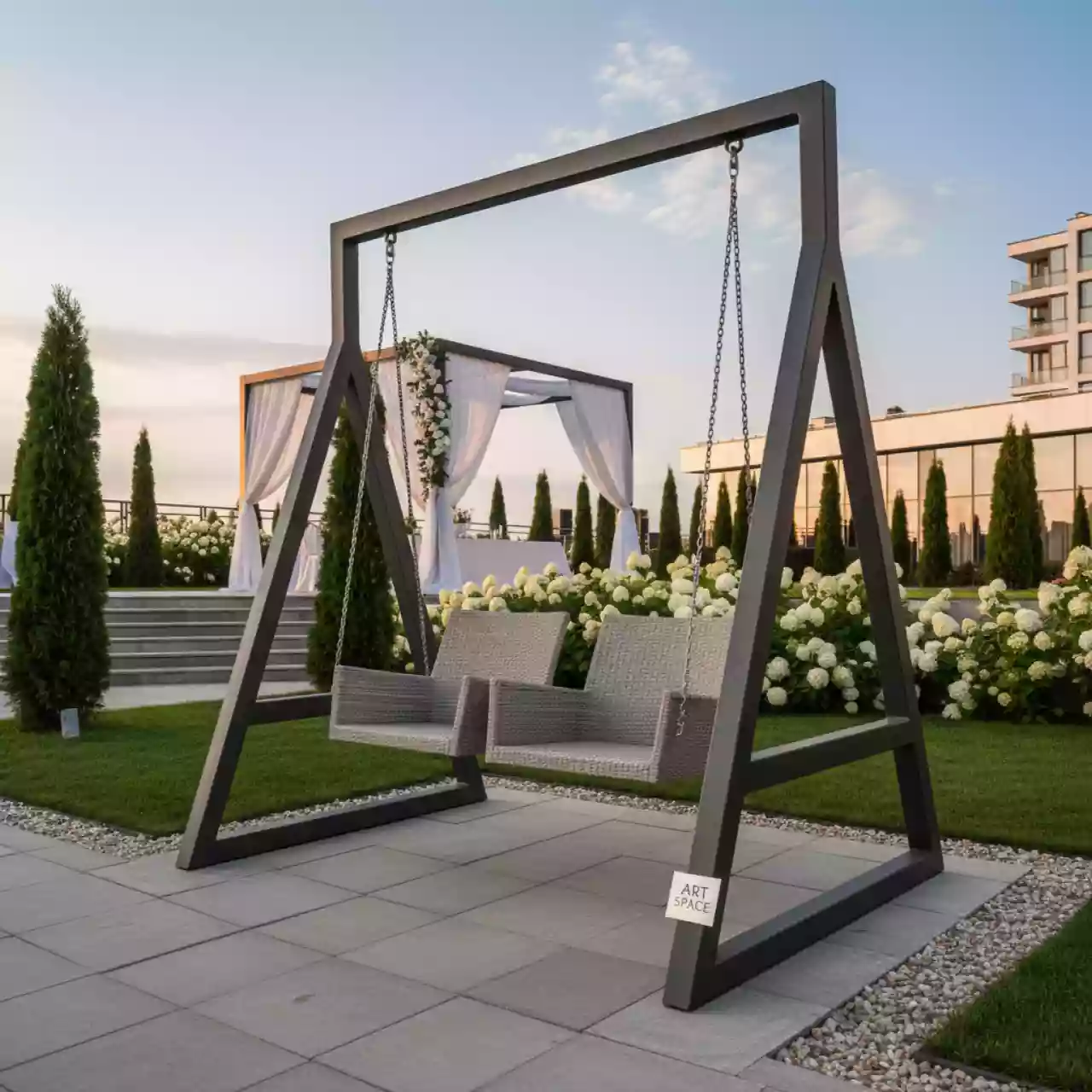 Аренда Качели садовые "Мартинелла" двухместные в Imeretinskiy Hotel — ART SPACE