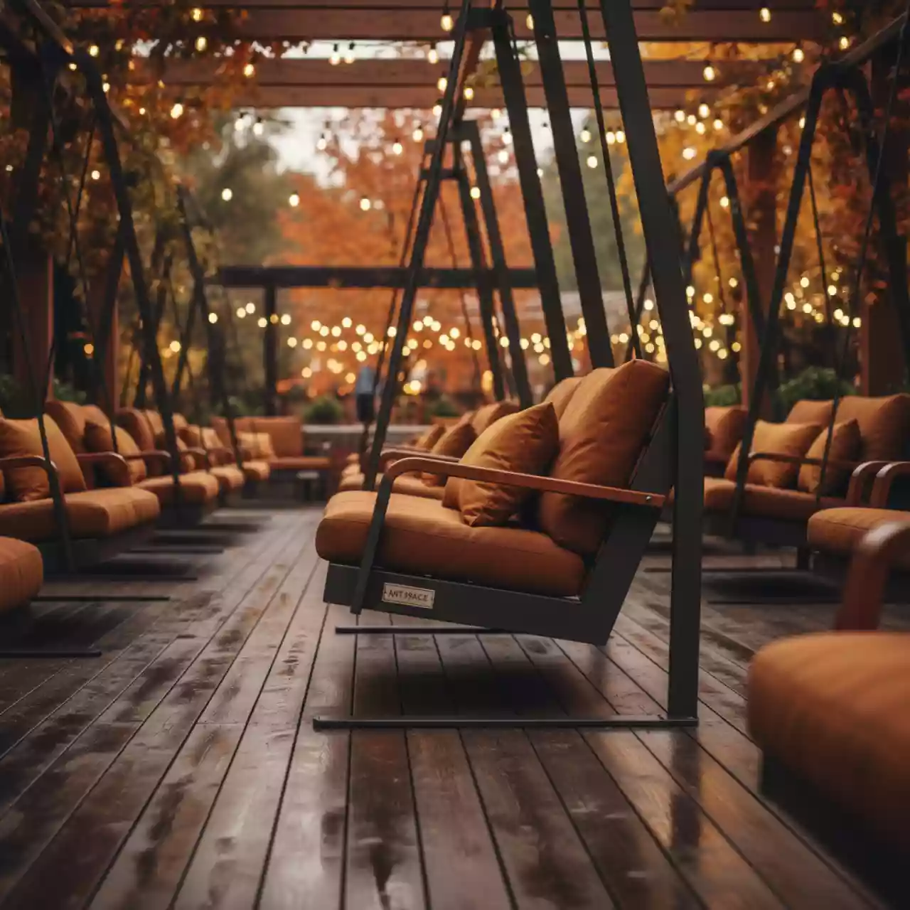 Аренда Качели садовые в ресторане «Сыроварня» — ART SPACE