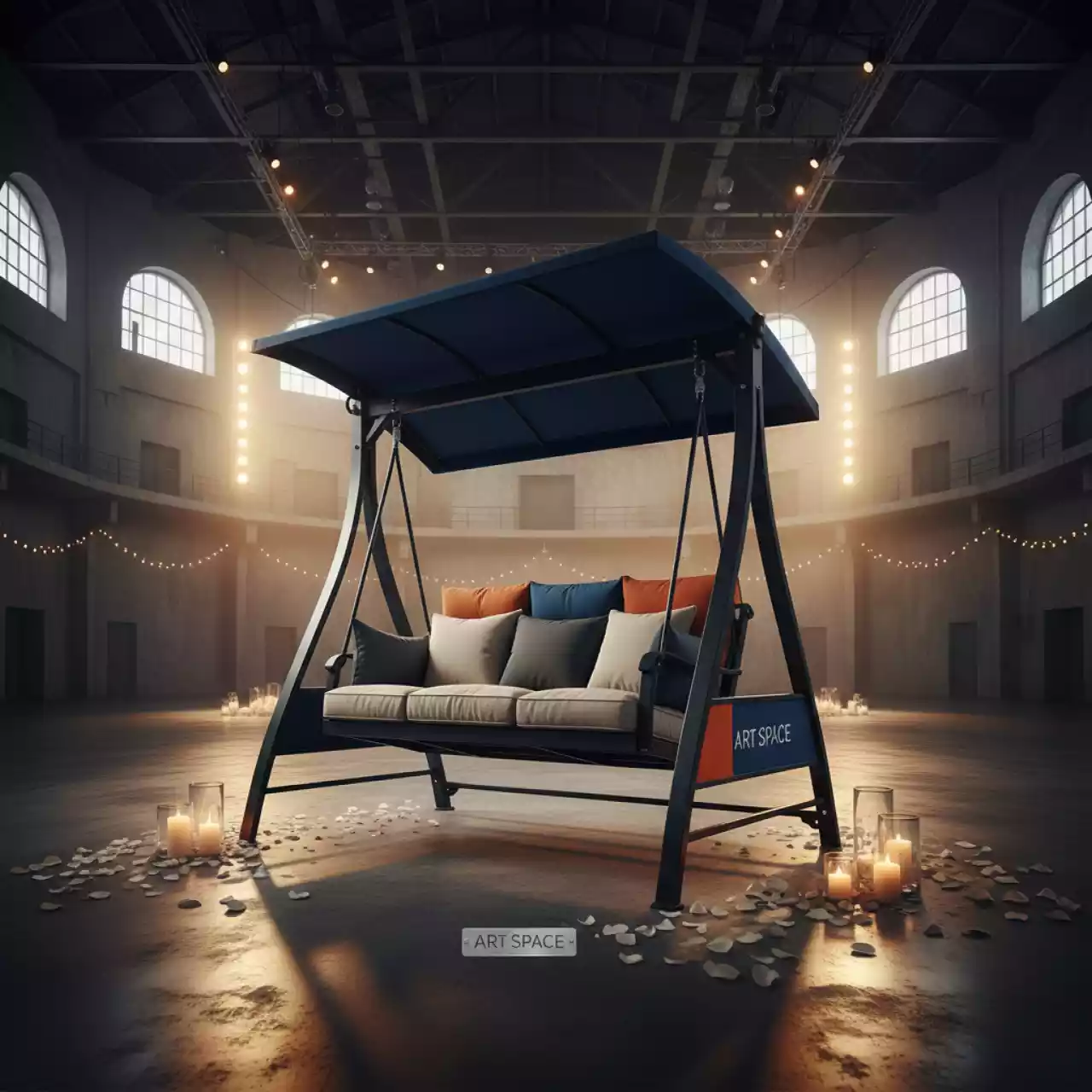 Аренда Качели садовые Валенсия в ледовом дворце «Большой» — ART SPACE